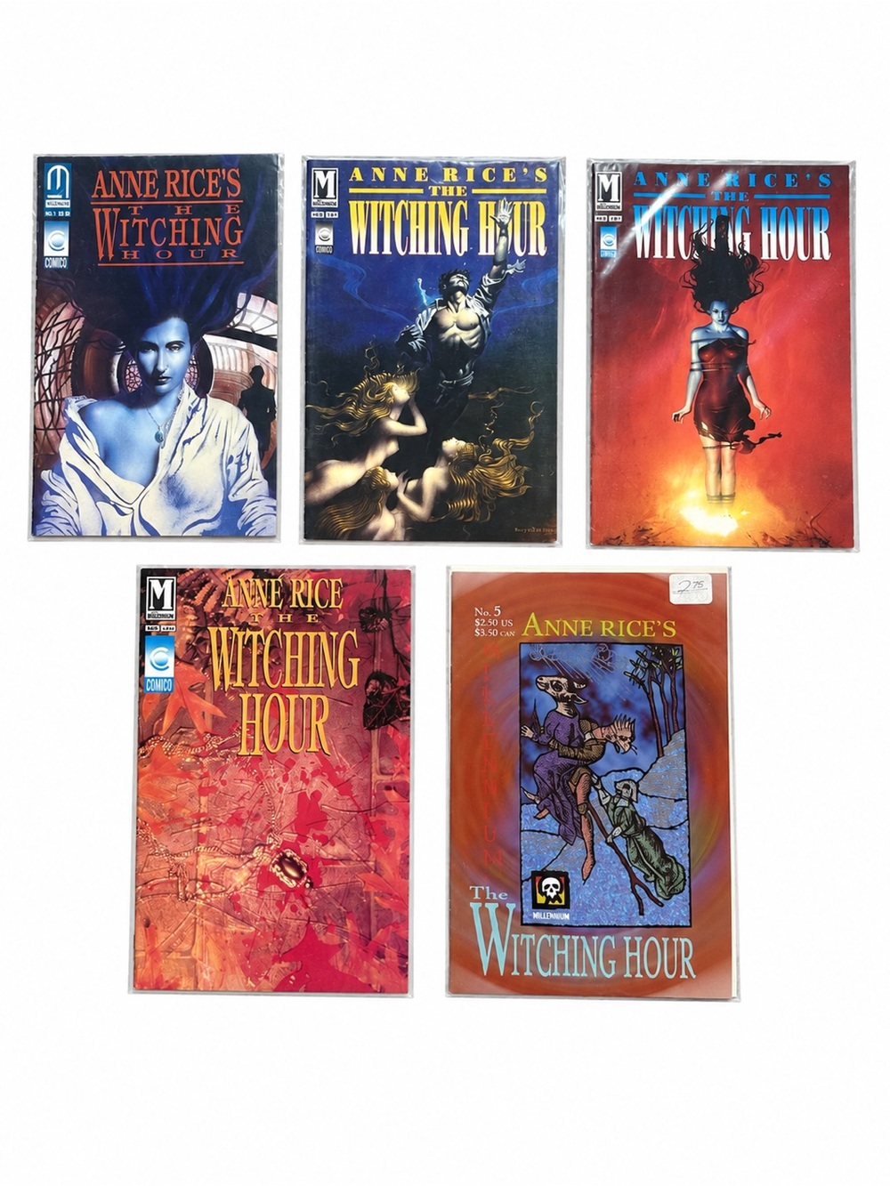 Anne Rice The Witching Hour Comic Books #1–5 Complete Set Mayfair Witches